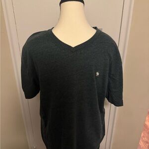 Dark Green V-Neck T-Shirt